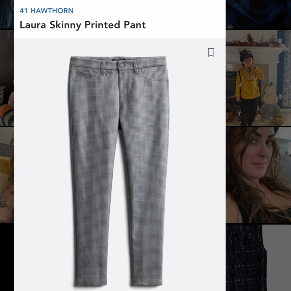 41 Hawthorn Laura Skinny Printed Pant - from StitchFix